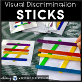Visual Discrimination Task Cards - Colorful Sticks Bundle 