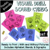 Visual Drill Sound Cards SET 1| Phonics Flashcards | Alpha