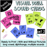Visual Drill Sound Cards SET 2 | Phonics Flashcards | Vowe