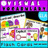 Visual ELA Vocabulary Cards with Definitions