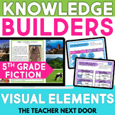 Visual Elements Digital Reading Unit for 5th Grade - Illus