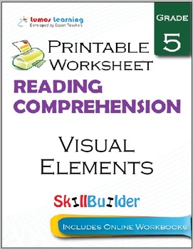 visual elements printable worksheet grade 5 by lumos learning tpt