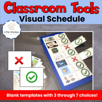 Preview of Visual Flip Schedule Classroom Tools for Special Education