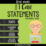 Visual "I Can" Statements for 1st grade Common Core Standa
