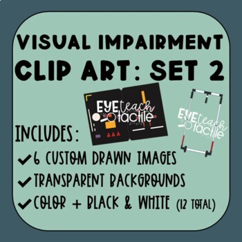 Preview of Visual Impairment Clip Art: Set 2