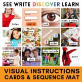 Visual Instruction Cards and Sequencing Mat