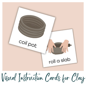 Preview of Visual Instruction Cards for Clay