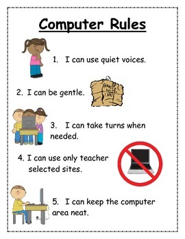 Computer Lab Classroom Rules