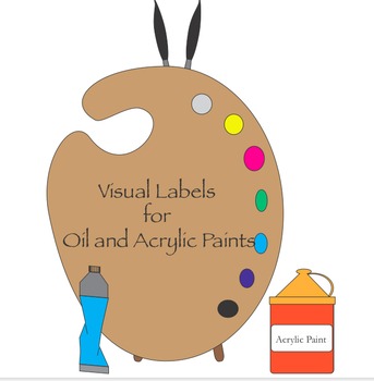 Preview of Visual Labels for Acrylic and Oil Paints