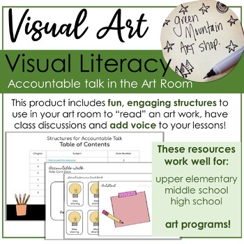 Preview of Visual Literacy: Adding Voice to your Art Lessons