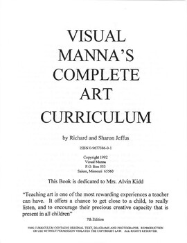 Preview of Visual Manna Complete Art Curriculum