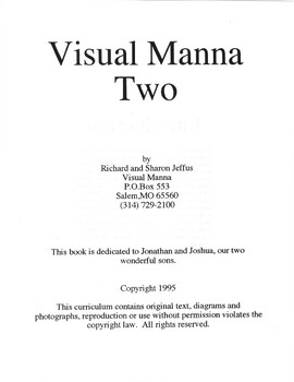 Preview of Visual Manna Two Complete Curriculum