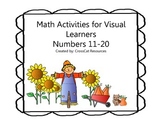 Math Activities for Visual Learners Numbers 11-20 Fall Theme