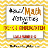 Visual Math Activities {Level 1: 1-10} for Preschool and K