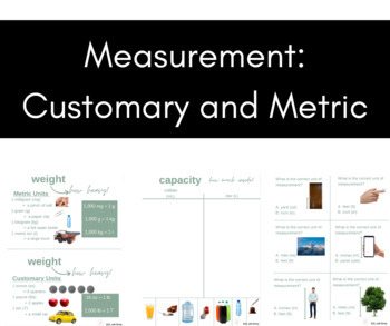 Preview of Visual Measurement (Customary & Metric)