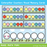 Visual Memory Activity Cards - Caterpillar Counters