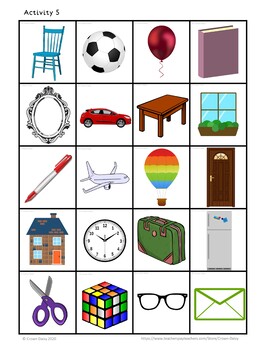 visual memory for objects 5 activities by preschool essentials