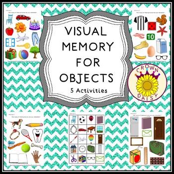 Preview of Visual Memory for Objects - 5 Activities