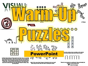 Preview of Warm-Up PowerPoint: Puzzles