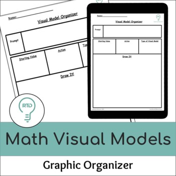 Preview of Math Visual Models | Graphic Organizer