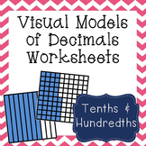Visual Models of Decimals Worksheets