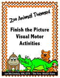 Visual Motor:  Finish the Picture Drawing and Grid Skills