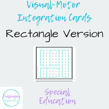 Preview of Visual-Motor Integration Cards: Rectangles