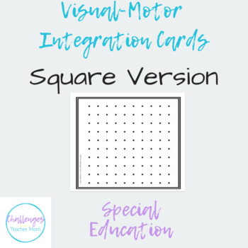 Preview of Visual-Motor Integration Cards: Squares
