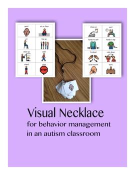 Preview of Visual Necklace: Behavior Management in an Autism Classroom