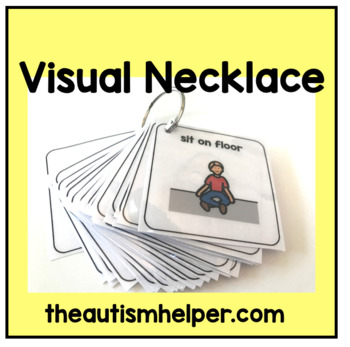 Preview of Visual Necklace for Children with Autism
