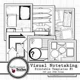 Visual Notetaking Printable Templates #6 for Visual Sketch