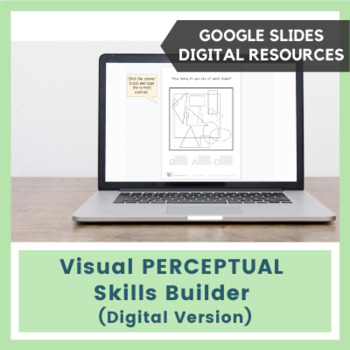 Preview of Visual PERCEPTUAL Skills Builder (Google Slides) BUNDLE