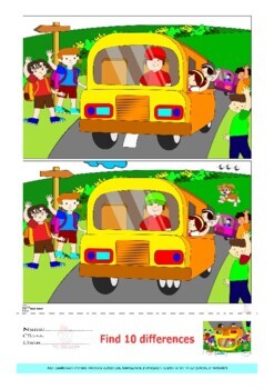 Visual Perception, Occupational Therapy, Autism, Spot 10 Differences ...