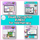 Visual Perception Teletherapy Bundle: BOOM CARDS