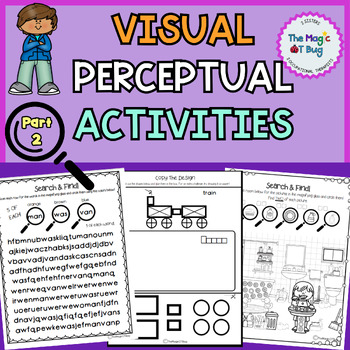 Preview of Visual Perceptual Activities Part 2 - Worksheets - Occupational Therapy