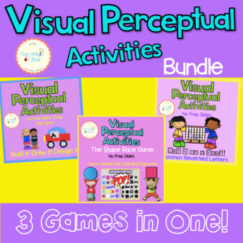 Preview of Visual Perceptual Games BUNDLE - Slides- Occupational Therapy