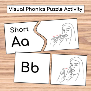 Preview of Visual Phonics Puzzle Activity