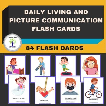 Children Non-verbal Pecs Autism I Need / I Want Communication Flash Cards 