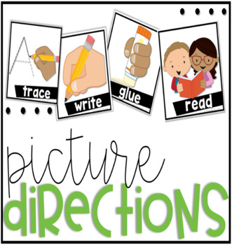 Preview of Visual Picture Direction Cards