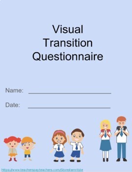 Preview of Visual Post-Secondary Questionnaire for IEP Transition