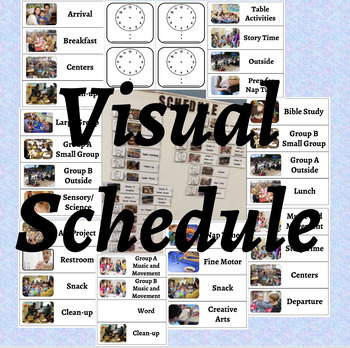 Visual Pre-K/Toddler Schedule by TheDisneyClassroom | TPT