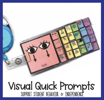 Preview of Visual Prompts | Support Independence & Behavior | Special Education | Autism