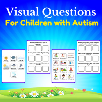 Visual Questions for Child. daily life questions {for Children with Autism}