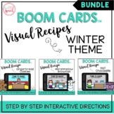 Visual Recipe BOOM Cards™ BUNDLE | WINTER THEME | Speech Therapy