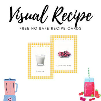 Preview of Visual Recipe Cards with REAL pictures (FREEBIE)