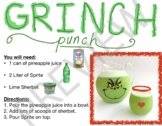 Christmas Grinch Punch - Visual Recipe