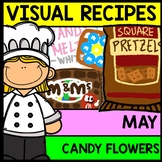 Visual Recipe - Life Skills - Spring - Candy Flower Pretze