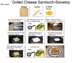 Visual Recipe for Grilled Cheese