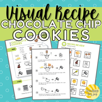 Preview of Visual Recipe for Special Education: Chocolate Chip Cookies