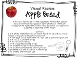 Visual Recipe for the Special Ed Classroom - Apple Bread